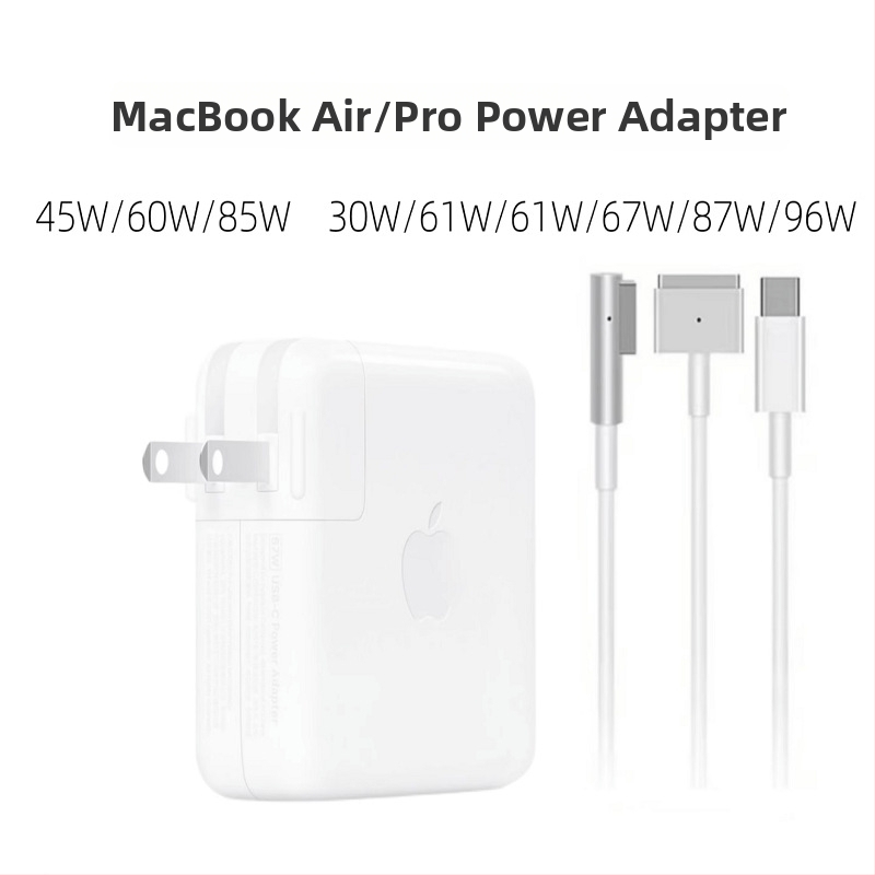 PD įkroviklis Apple nešiojamiems kompiuteriams, Remember ouqi, USB-C Power Delivery, galios pasirinkimai 30W/61W/87W/67W/70W/96W/140W, OEM gamyba