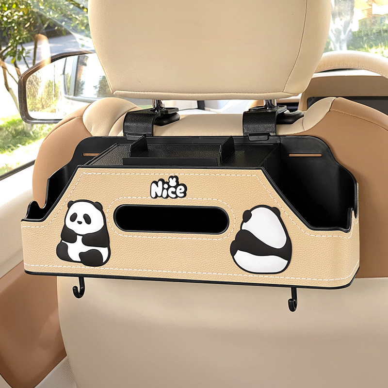 Οργανωτής πίσω καθίσματος με θήκη για ποτήρι και θήκη χαρτοπετσέτας — κατάλληλος για όλα τα αυτοκίνητα, κρεμάμενος, ανθεκτικός