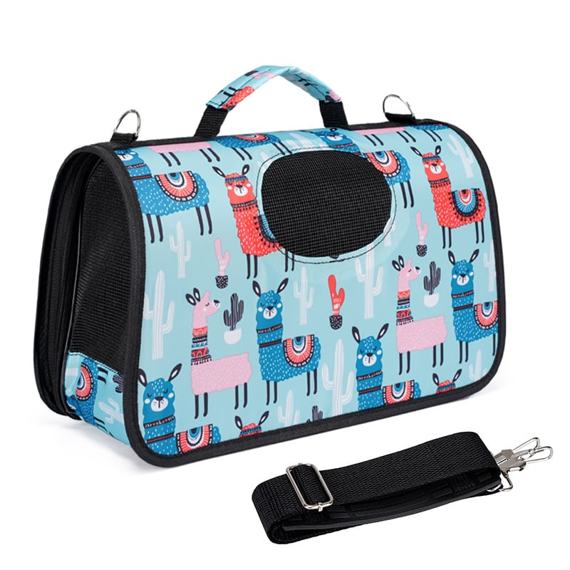 Τσάντα για κατοικίδια (σκύλους και γάτες) με ζωικό μοτίβο, crossbody τσάντα για εξόδους, φορητή τσάντα χειρός για κατοικίδια