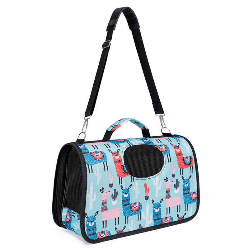 Τσάντα για κατοικίδια (σκύλους και γάτες) με ζωικό μοτίβο, crossbody τσάντα για εξόδους, φορητή τσάντα χειρός για κατοικίδια