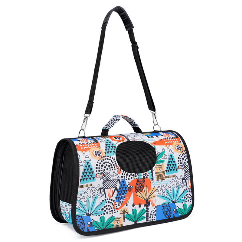 Τσάντα για κατοικίδια (σκύλους και γάτες) με ζωικό μοτίβο, crossbody τσάντα για εξόδους, φορητή τσάντα χειρός για κατοικίδια