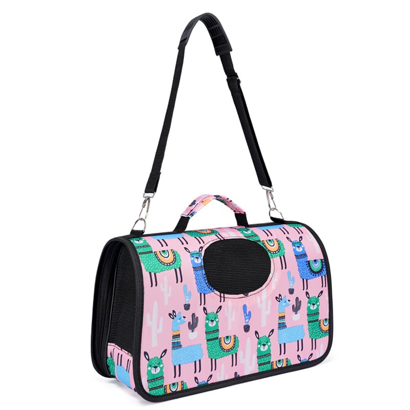 Τσάντα για κατοικίδια (σκύλους και γάτες) με ζωικό μοτίβο, crossbody τσάντα για εξόδους, φορητή τσάντα χειρός για κατοικίδια