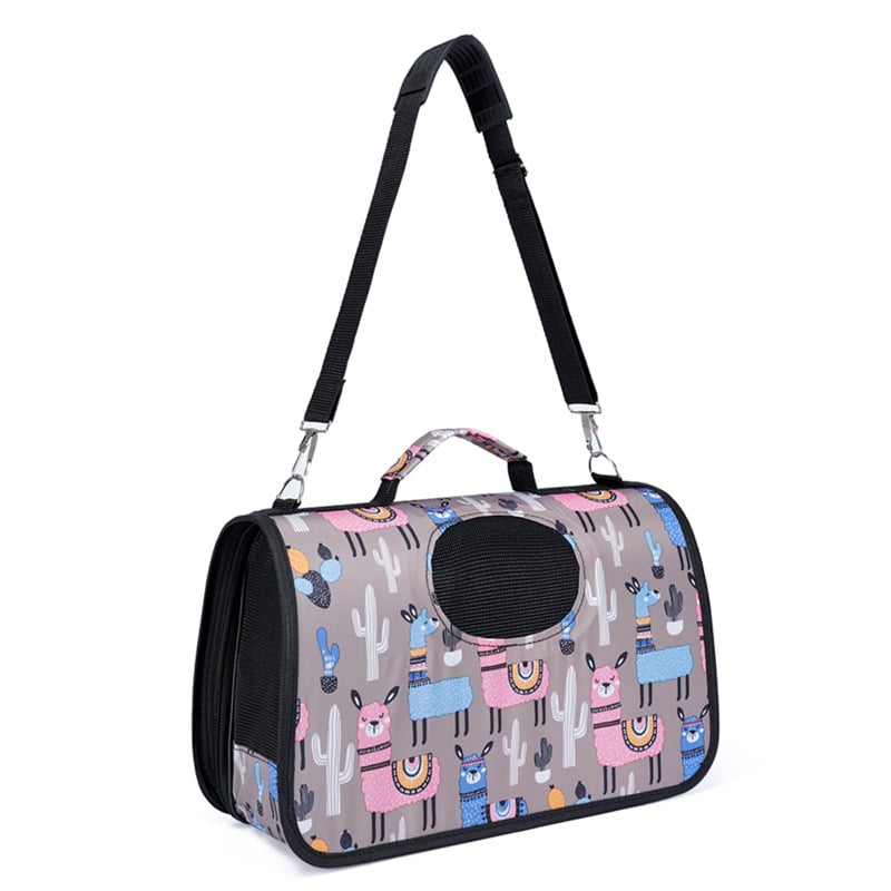 Τσάντα για κατοικίδια (σκύλους και γάτες) με ζωικό μοτίβο, crossbody τσάντα για εξόδους, φορητή τσάντα χειρός για κατοικίδια