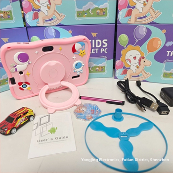 Bērnu planšetdators ar IPS ekrānu, Android OS, MTK četrkodolu procesors 1,5 GHz, 8 GB flash atmiņa, Wi‑Fi