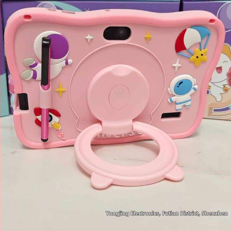 Bērnu planšetdators ar IPS ekrānu, Android OS, MTK četrkodolu procesors 1,5 GHz, 8 GB flash atmiņa, Wi‑Fi