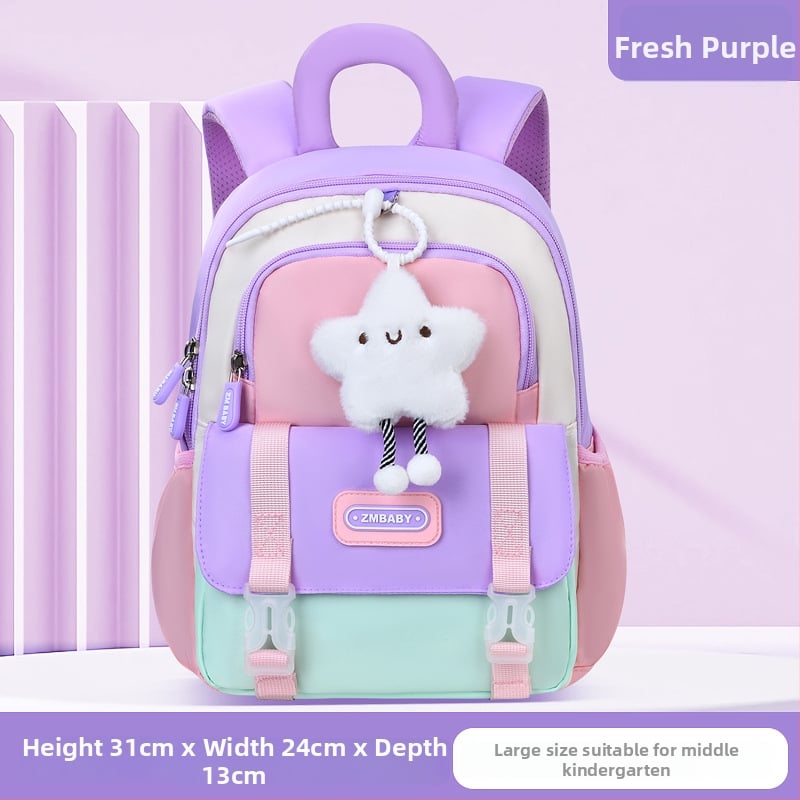 Ghiozdan pentru copii de grădiniță – poliester, respirabil, reducerea încărcăturii, protecție a coloanei vertebrale, bretele cu pernă de aer