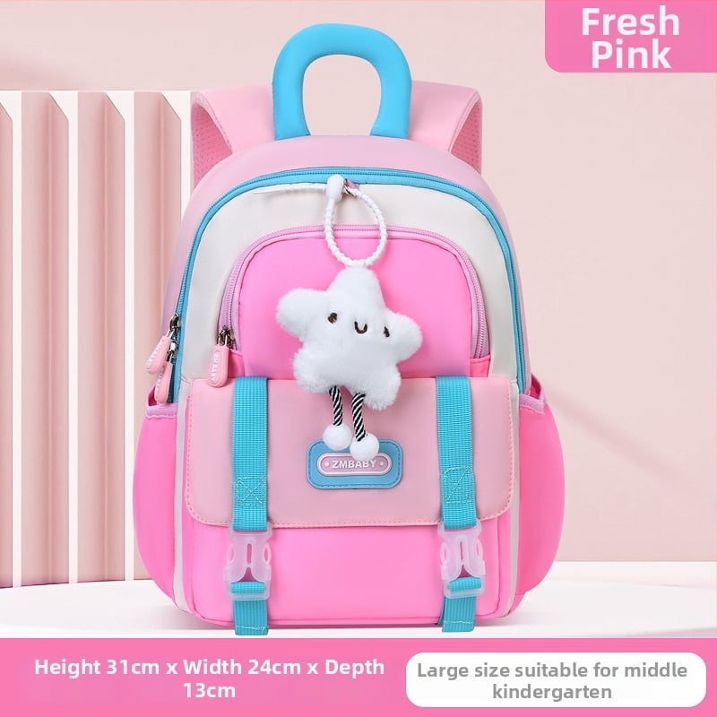 Ghiozdan pentru copii de grădiniță – poliester, respirabil, reducerea încărcăturii, protecție a coloanei vertebrale, bretele cu pernă de aer
