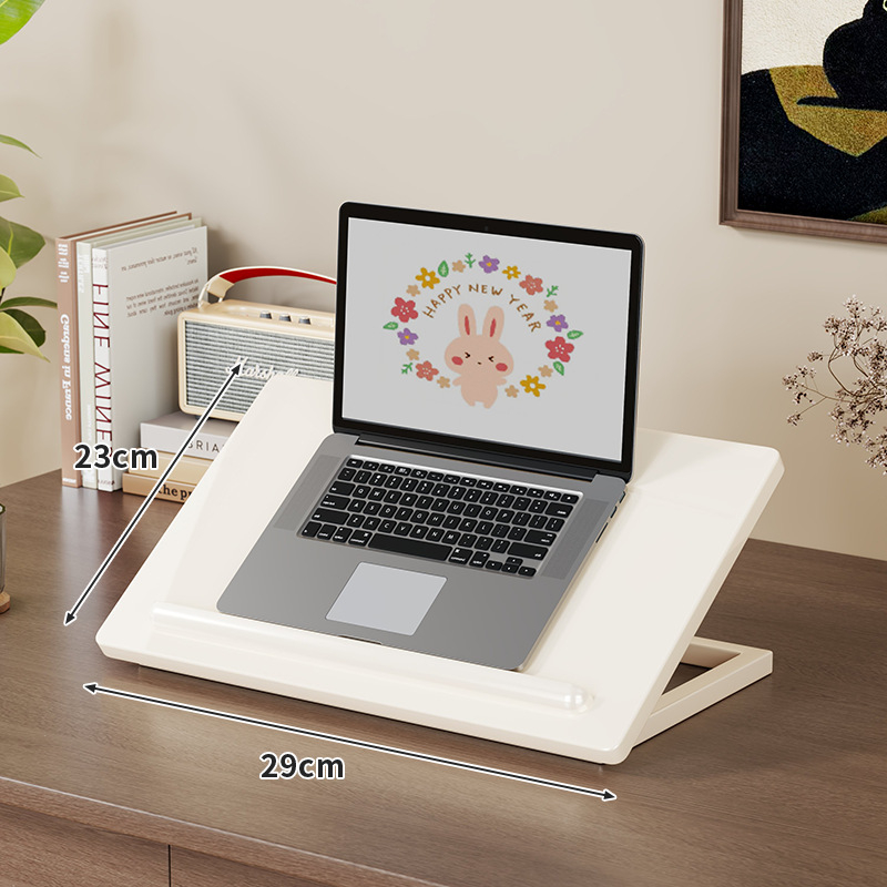 Suport reglabil pentru laptop și tabletă – suport de birou din lemn, model 2326298442773922304