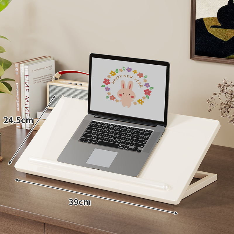 Suport reglabil pentru laptop și tabletă – suport de birou din lemn, model 2326298442773922304