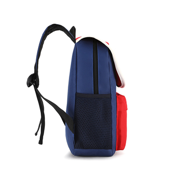 Darželio vaiko kuprinė su teksto spauda, nailonas, kvėpuojanti, atspari vandeniui, anti-theft, petnešos su oro pagalve