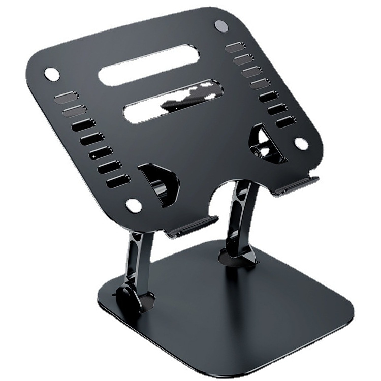 Portatīvā datora un planšetdatora statīvs ar pacelšanas un saliekšanas mehānismu, alumīnija sakausējums, modelis T602 | Svars 0,95 kg