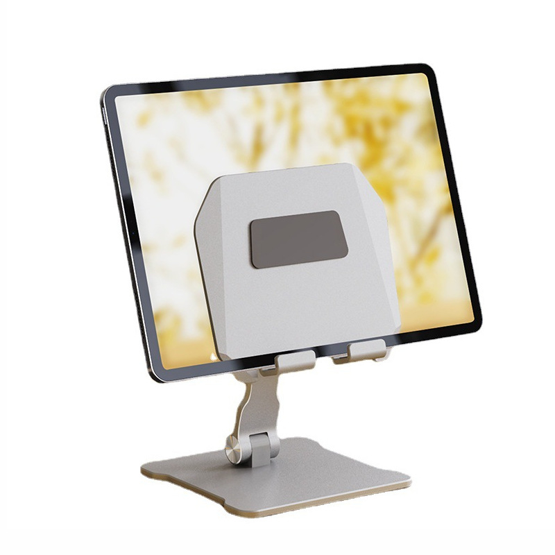 Portatīvā datora un planšetdatora statīvs ar pacelšanas un saliekšanas mehānismu, alumīnija sakausējums, modelis T602 | Svars 0,95 kg