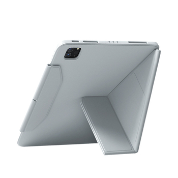 Carcasă protectoare pentru iPad Pro cu slot pentru stilou, atașare magnetică, TPU, design 2 în 1, disipare a căldurii, suport reglabil