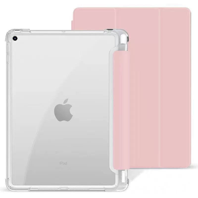 Átlátszó szilikon védőtok iPad 11 hüvelykeshez, teljes fedés, tollhely, védelem kopás és ütés ellen, nyommentes