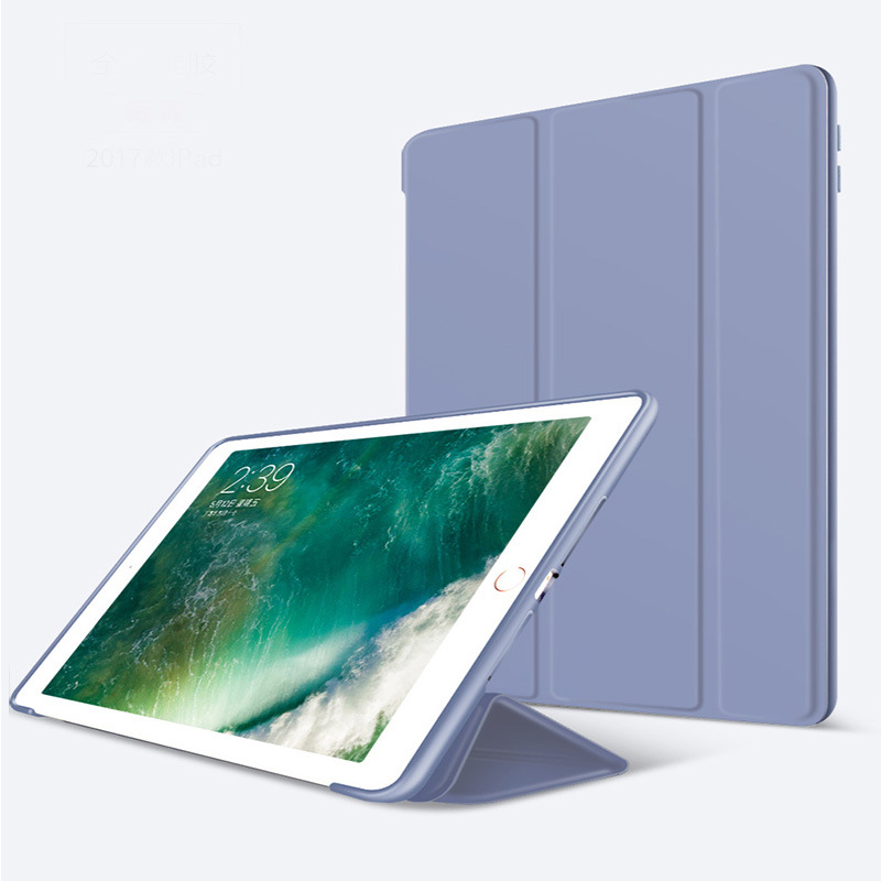 Husă de protecție din silicon pentru iPad, capac pliabil cu textură embosată, rezistentă la șocuri, uzură și amprente; compatibilă cu dispozitive Apple