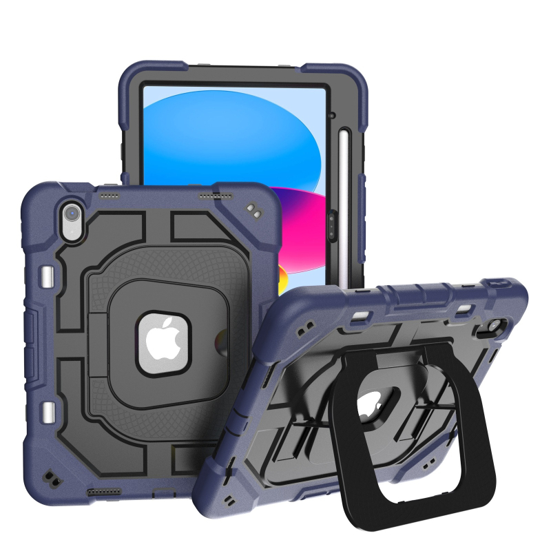 Husa din silicon pentru iPad cu slot pentru stilou – compatibilă cu iPad 10. generație (2022) și 11. generație (2025) • model IP, stil business • fabricație prin presare la cald • compatibilă Apple • personalizare supportsată