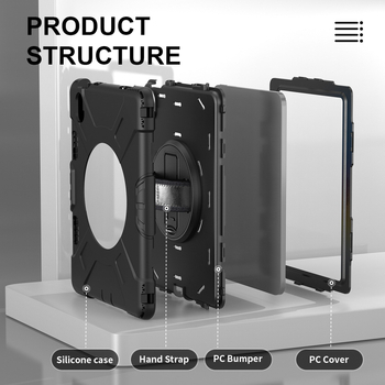 husa silicon pentru iPad 10-a generație – robustă, finisaj mat, protecție multifuncțională cu rezistență la șocuri, suport, disipare a căldurii, antiamprente