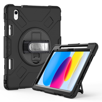 husa silicon pentru iPad 10-a generație – robustă, finisaj mat, protecție multifuncțională cu rezistență la șocuri, suport, disipare a căldurii, antiamprente