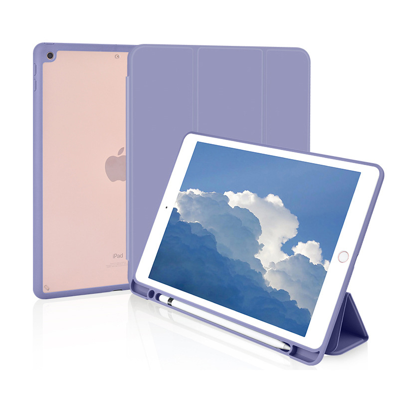 Prozirni zaštitni kućište za iPad Pro 10.5/10.2, s pretincem za olovku, potpuno zaštita od pada