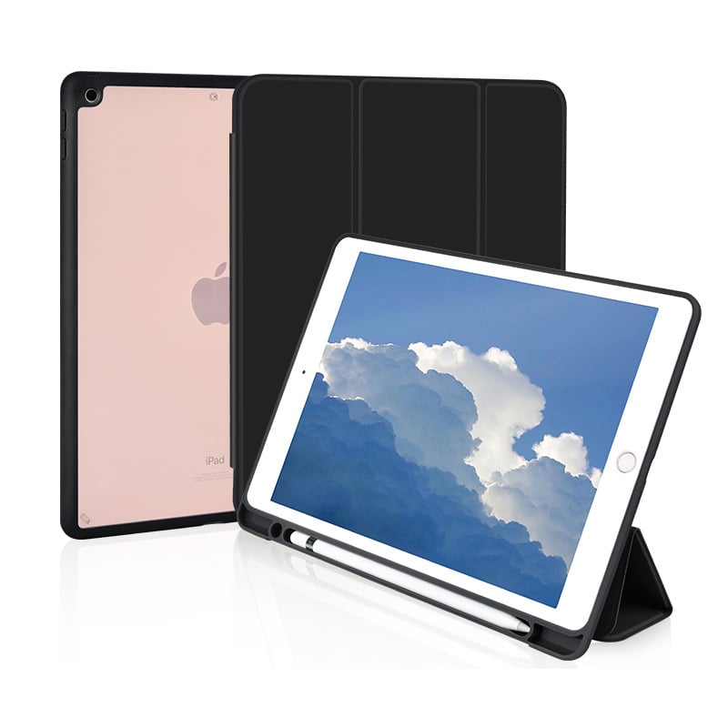 Prozirni zaštitni kućište za iPad Pro 10.5/10.2, s pretincem za olovku, potpuno zaštita od pada