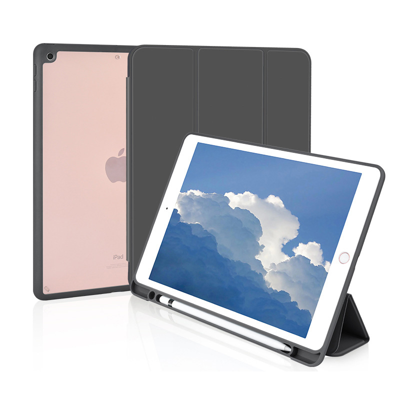Prozirni zaštitni kućište za iPad Pro 10.5/10.2, s pretincem za olovku, potpuno zaštita od pada