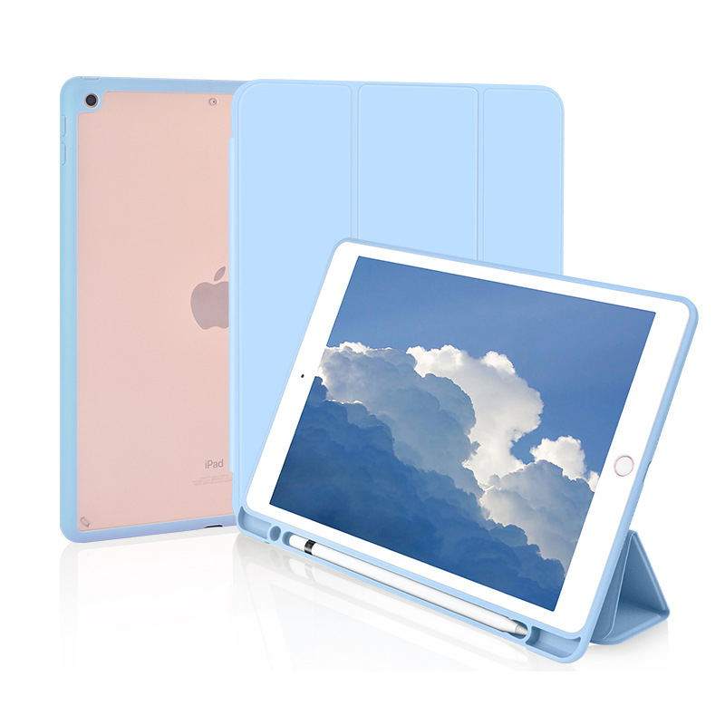 Prozirni zaštitni kućište za iPad Pro 10.5/10.2, s pretincem za olovku, potpuno zaštita od pada