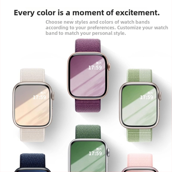 Najlon remen za Apple Watch, sportski stil, magnetska kopča, kompatibilan sa S9/S8