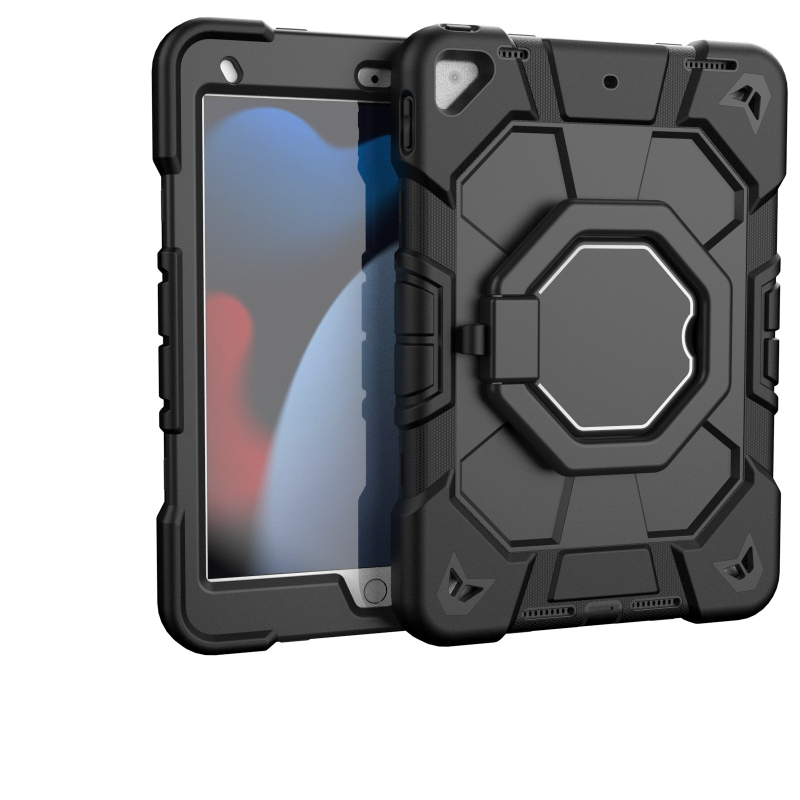 Carcasă de protecție pentru iPad Apple, 7–9 generație, 10,2 inch, din gel de siliciu, rezistentă la șocuri și căderi, multifuncțională