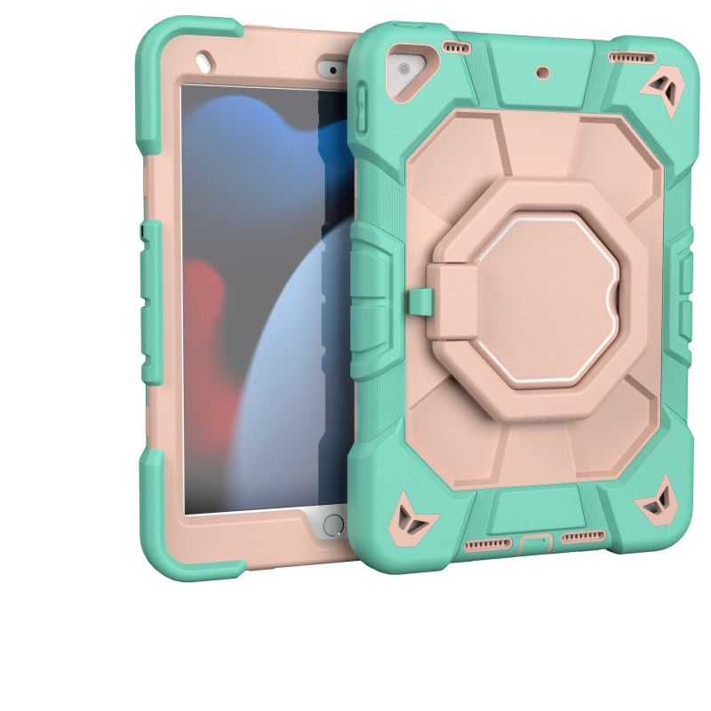 Carcasă de protecție pentru iPad Apple, 7–9 generație, 10,2 inch, din gel de siliciu, rezistentă la șocuri și căderi, multifuncțională