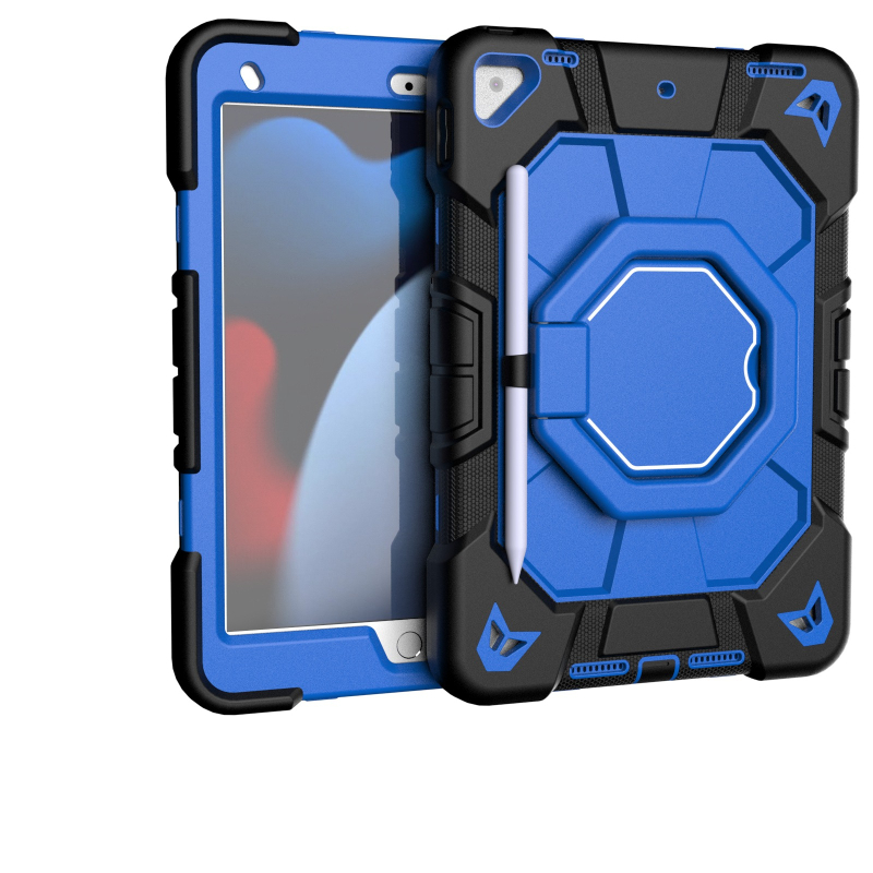 Carcasă de protecție pentru iPad Apple, 7–9 generație, 10,2 inch, din gel de siliciu, rezistentă la șocuri și căderi, multifuncțională