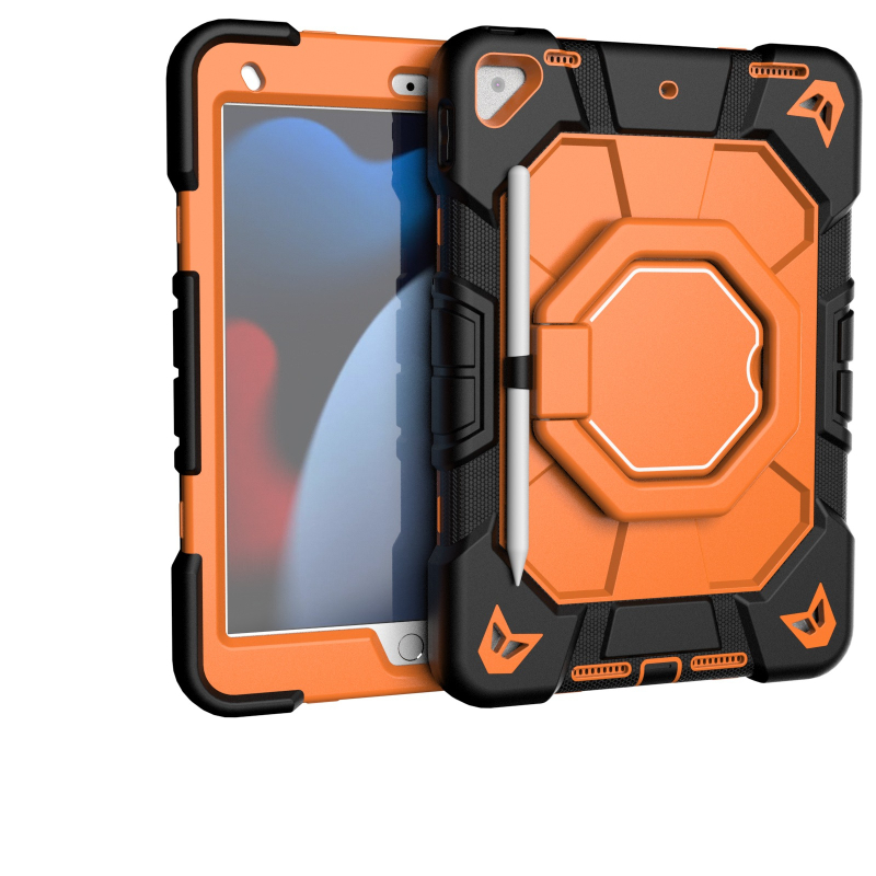 Carcasă de protecție pentru iPad Apple, 7–9 generație, 10,2 inch, din gel de siliciu, rezistentă la șocuri și căderi, multifuncțională