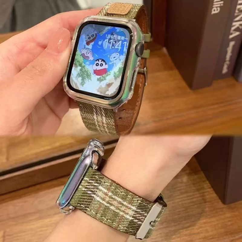 Szövött óraszíj tűcsattal — divatos stílus, 20 g, kompatibilis Apple, Huawei és más okosórákkal