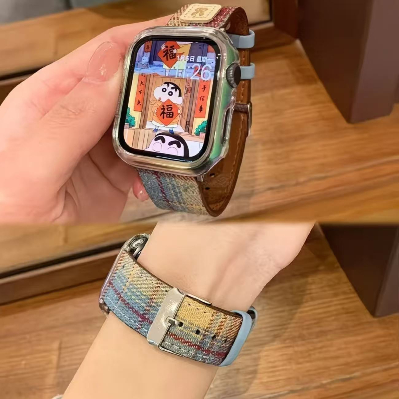 Szövött óraszíj tűcsattal — divatos stílus, 20 g, kompatibilis Apple, Huawei és más okosórákkal