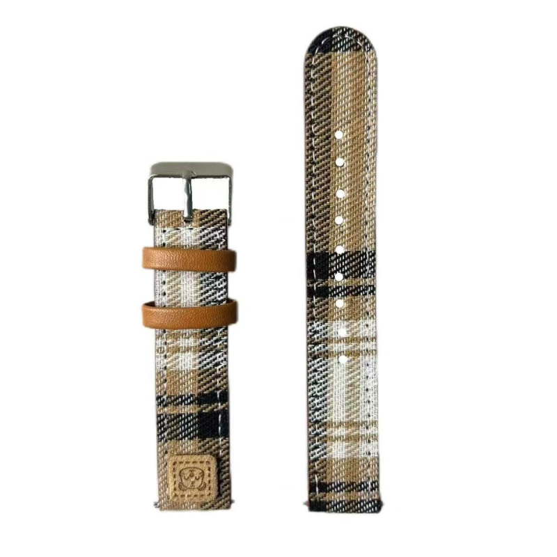 Szövött óraszíj tűcsattal — divatos stílus, 20 g, kompatibilis Apple, Huawei és más okosórákkal