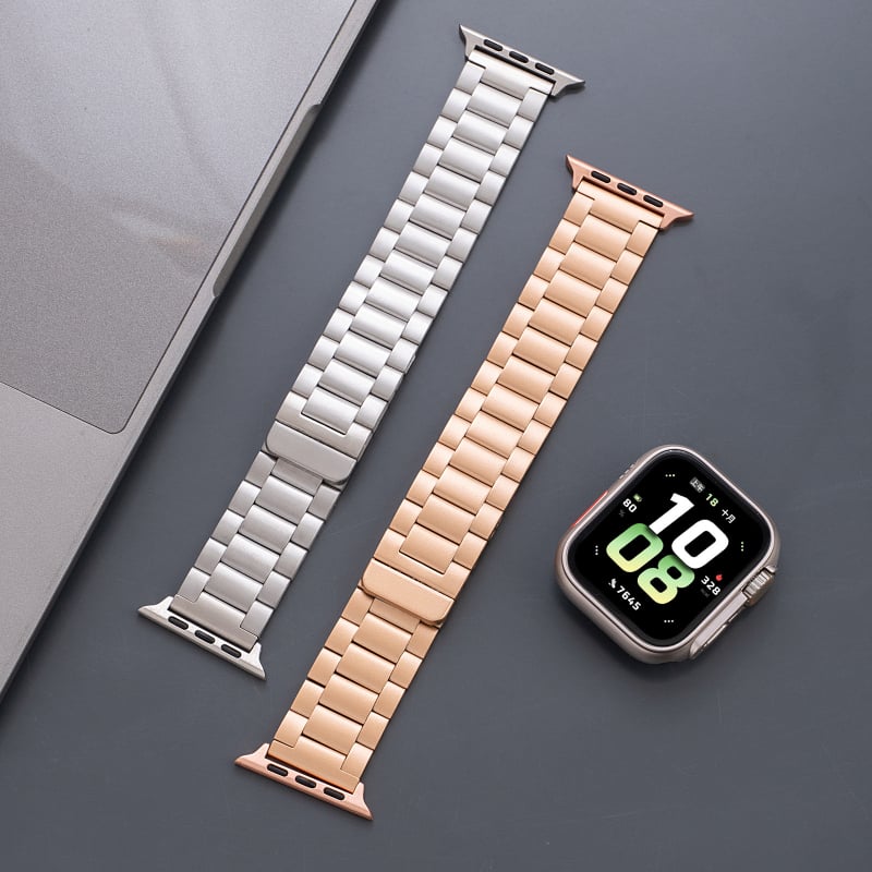 Remen od nehrđajućeg čelika sa magnetskim zatvaračem, poslovni stil, kompatibilan s Apple Watch