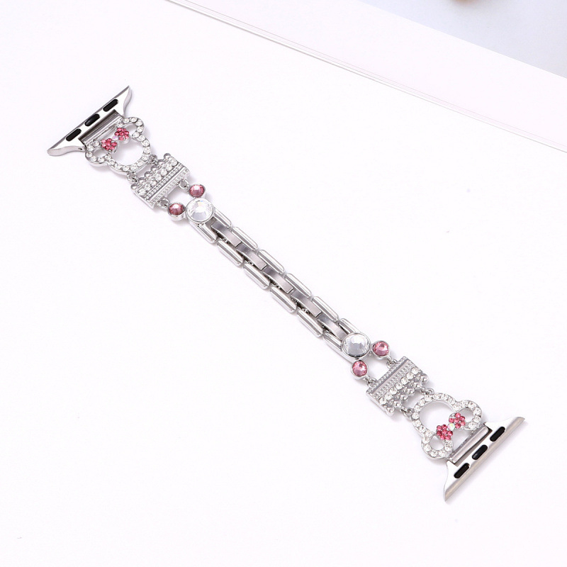 Caedier Mickey dijamantni metalni remen za Apple Watch, minimalistički stil