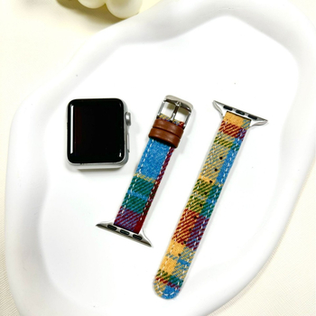 Remen za Apple Watch od vunene i kože, kopča s iglom, Xinyu, 15 g, OPP pakiranje, izdanje 2024