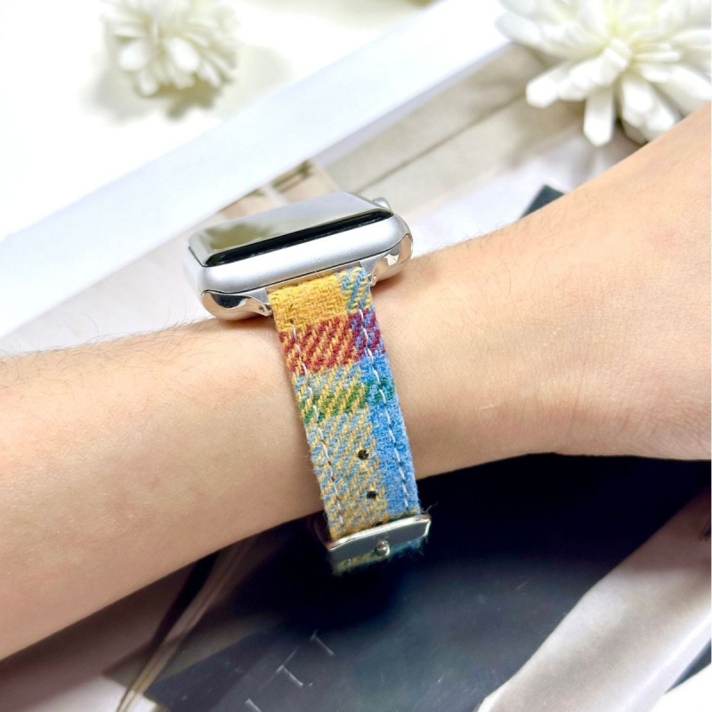 Remen za Apple Watch od vunene i kože, kopča s iglom, Xinyu, 15 g, OPP pakiranje, izdanje 2024