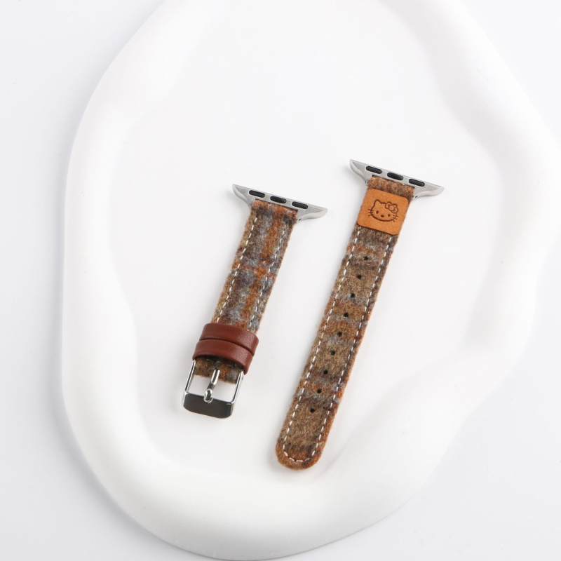 Remen za Apple Watch od vunene i kože, kopča s iglom, Xinyu, 15 g, OPP pakiranje, izdanje 2024