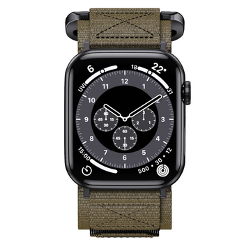 Epix Nylon fonott óraszíj Velcro záródással Apple Watch Series 10-hez — Sportos stílus