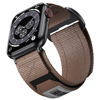 Epix Nylon fonott óraszíj Velcro záródással Apple Watch Series 10-hez — Sportos stílus