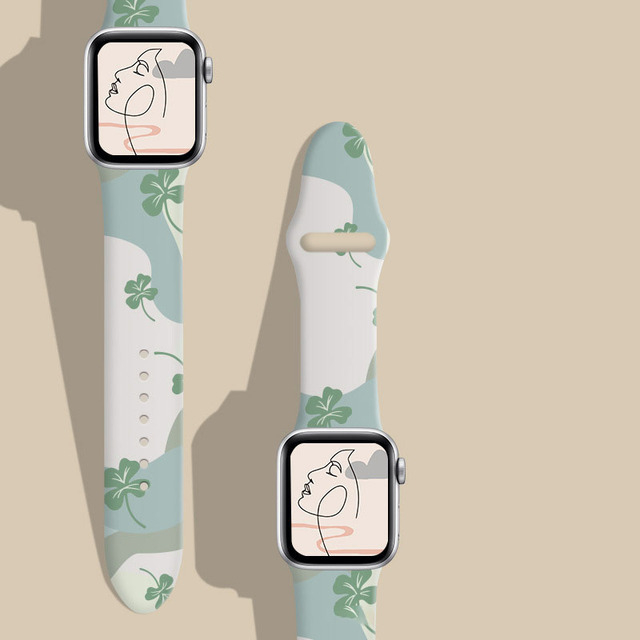 Morandi silikon narukvica za Apple Watch, 24 mm, 20 g, kompatibilna s Apple Watch, izdanje 2022