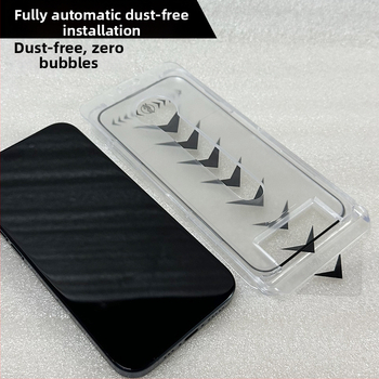 Закалено стъкло за предния екран на iPhone 14 Pro Max, матирано покритие, антишпион, антиотпечатъци, прахоустойчиво