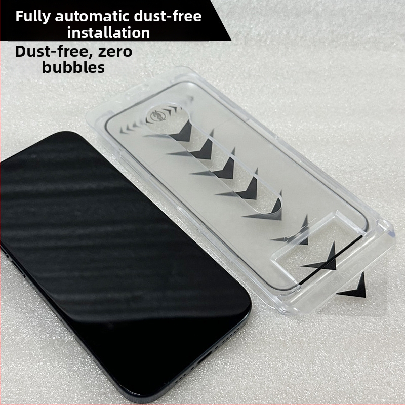 Закалено стъкло за предния екран на iPhone 14 Pro Max, матирано покритие, антишпион, антиотпечатъци, прахоустойчиво