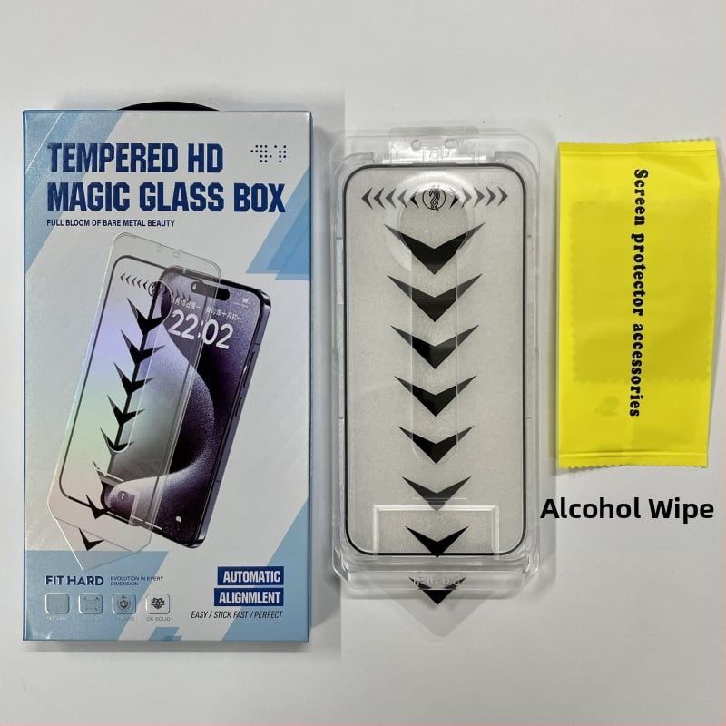 Закалено стъкло за предния екран на iPhone 14 Pro Max, матирано покритие, антишпион, антиотпечатъци, прахоустойчиво