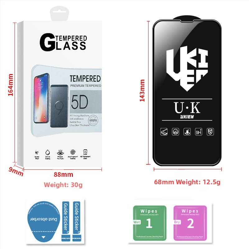 Προστασία οθόνης από tempered γυαλί για iPhone 14 Pro Max – εμπρόσθια, HD, πλήρης οθόνη, ανθεκτικό στη θραύση