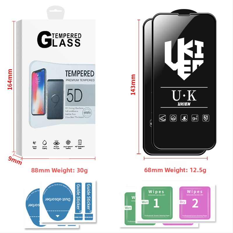 Προστασία οθόνης από tempered γυαλί για iPhone 14 Pro Max – εμπρόσθια, HD, πλήρης οθόνη, ανθεκτικό στη θραύση