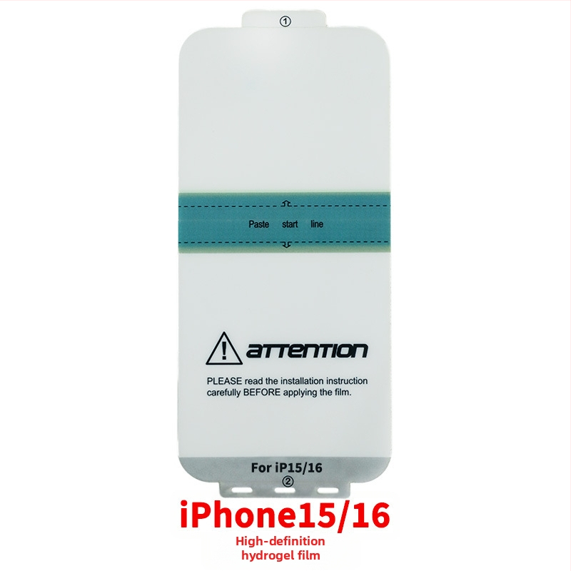 Priekšējā ekrāna aizsargs no hidrogel filmas iPhone 17 – HD, izturīgs pret kritieniem, pašatjaunojošs