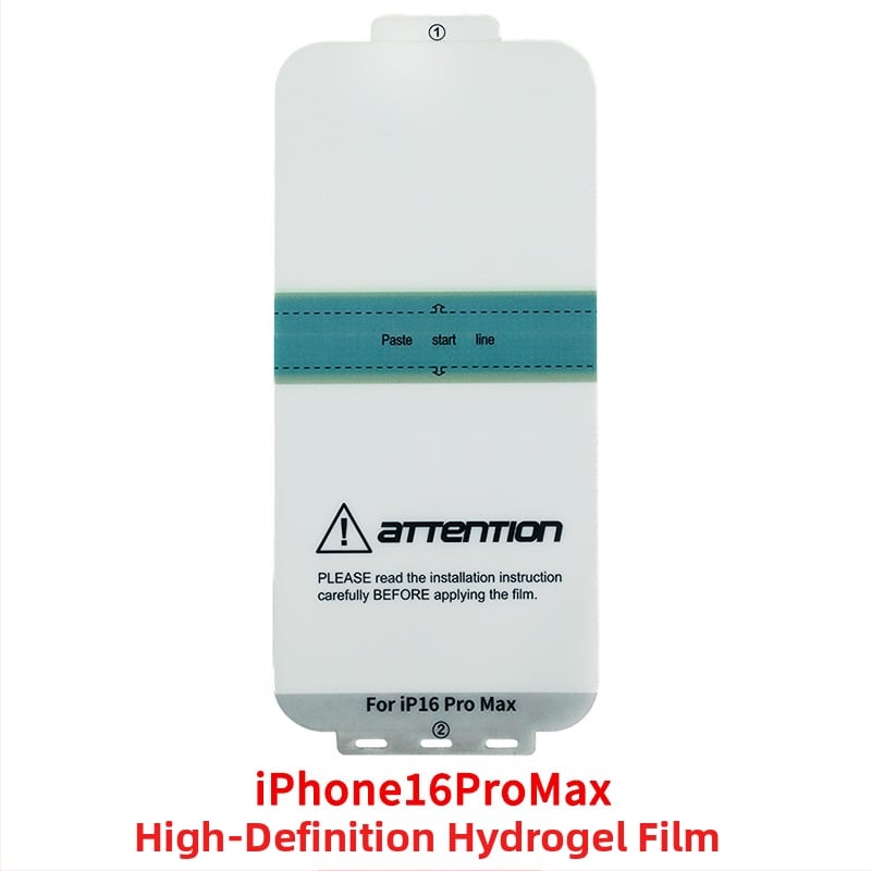 Priekšējā ekrāna aizsargs no hidrogel filmas iPhone 17 – HD, izturīgs pret kritieniem, pašatjaunojošs