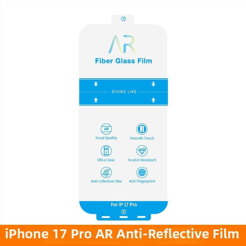 Priekšējā ekrāna aizsargs no hidrogel filmas iPhone 17 – HD, izturīgs pret kritieniem, pašatjaunojošs